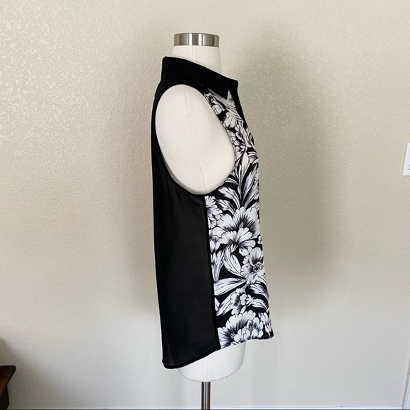 RORY BEC RBL Floral Sleeveless Blouse Size Small - Picture 6 of 10